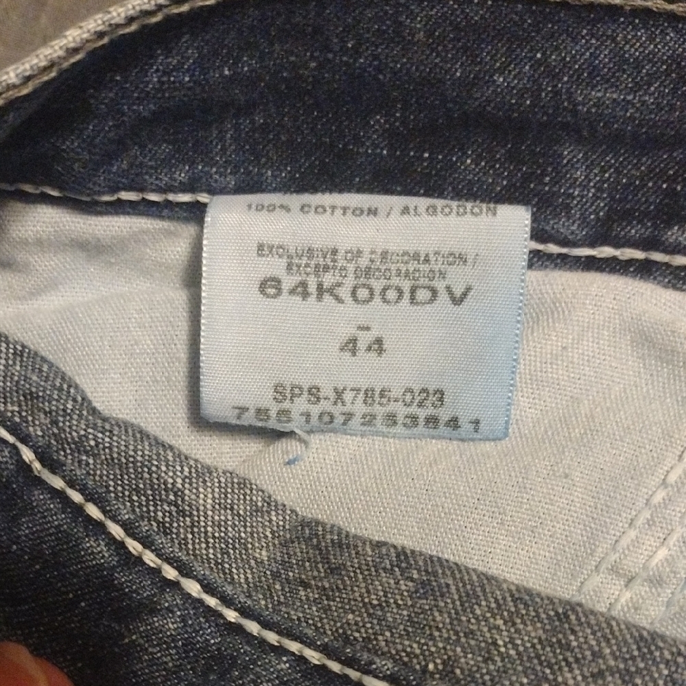 Wrangler Men's Blue Denim Shorts - Picture 4 of 4